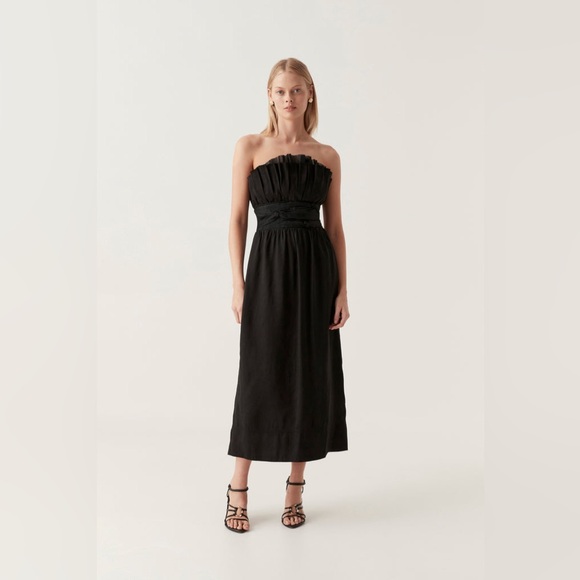 Aje Dresses & Skirts - AJE Whisper Knot Waist Midi Dress, Size 4, $625